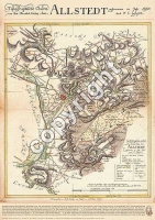 Nachdruck Historische Karte von 1790